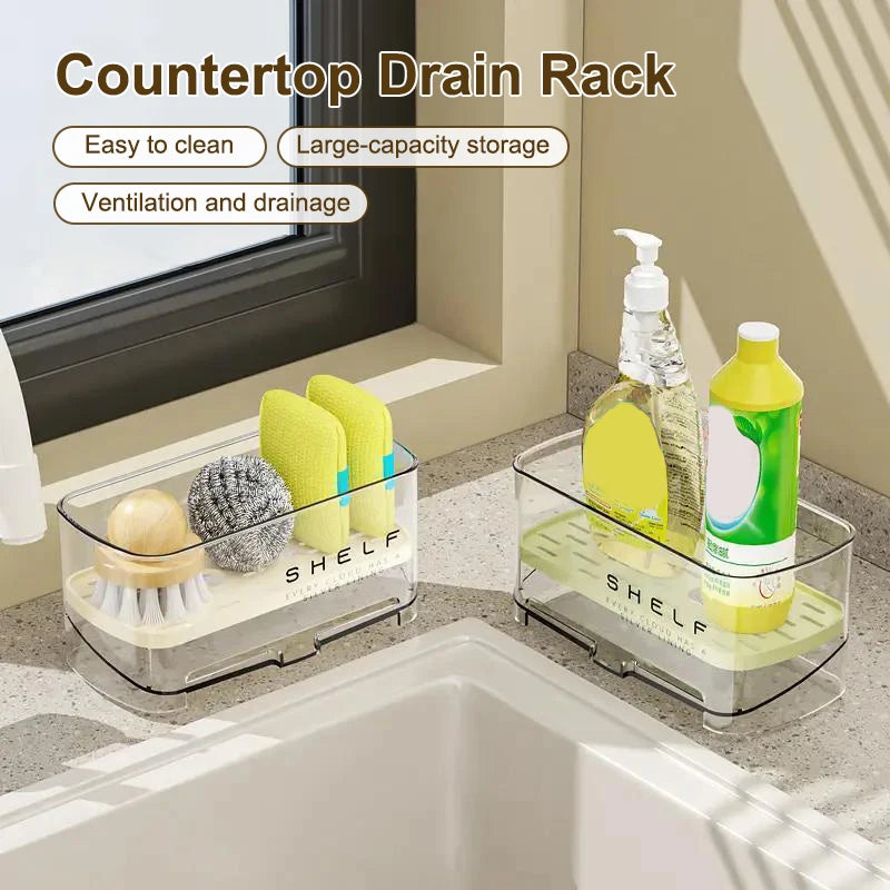 Wall-Mounted Kitchen Sink Organizer
