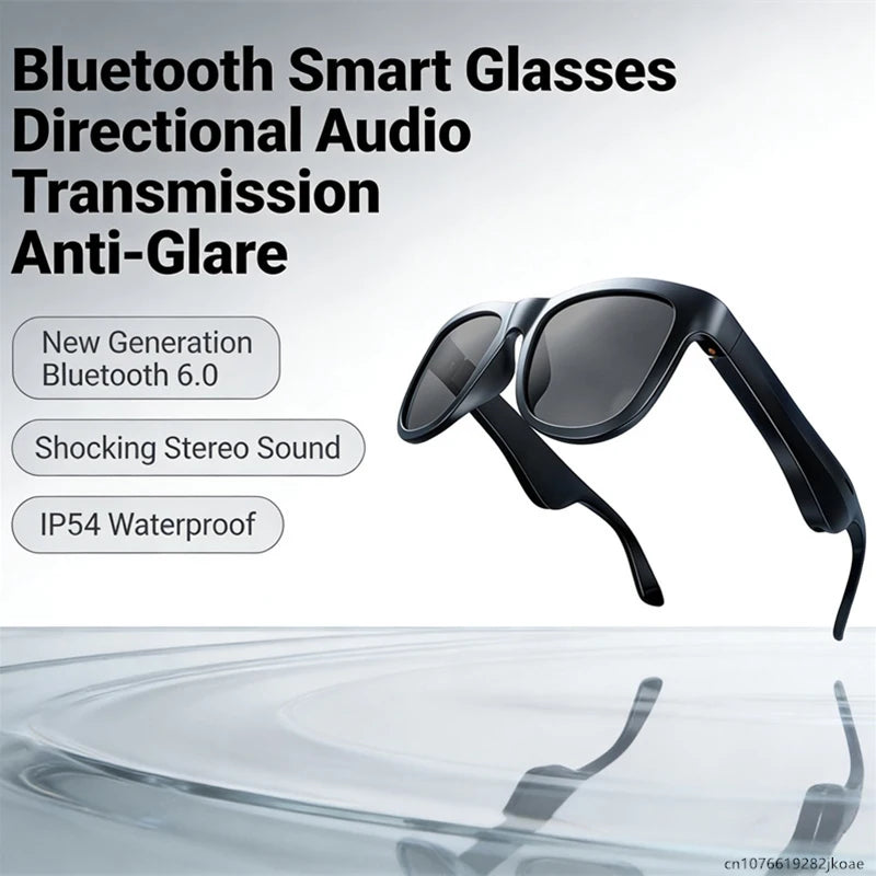 New OVO-1 Smart Glasses Headphone Wireless Bluetooth 6.0 Sunglasses Earbuds Outdoor Sport Earphone HD Microphone Calling Headset