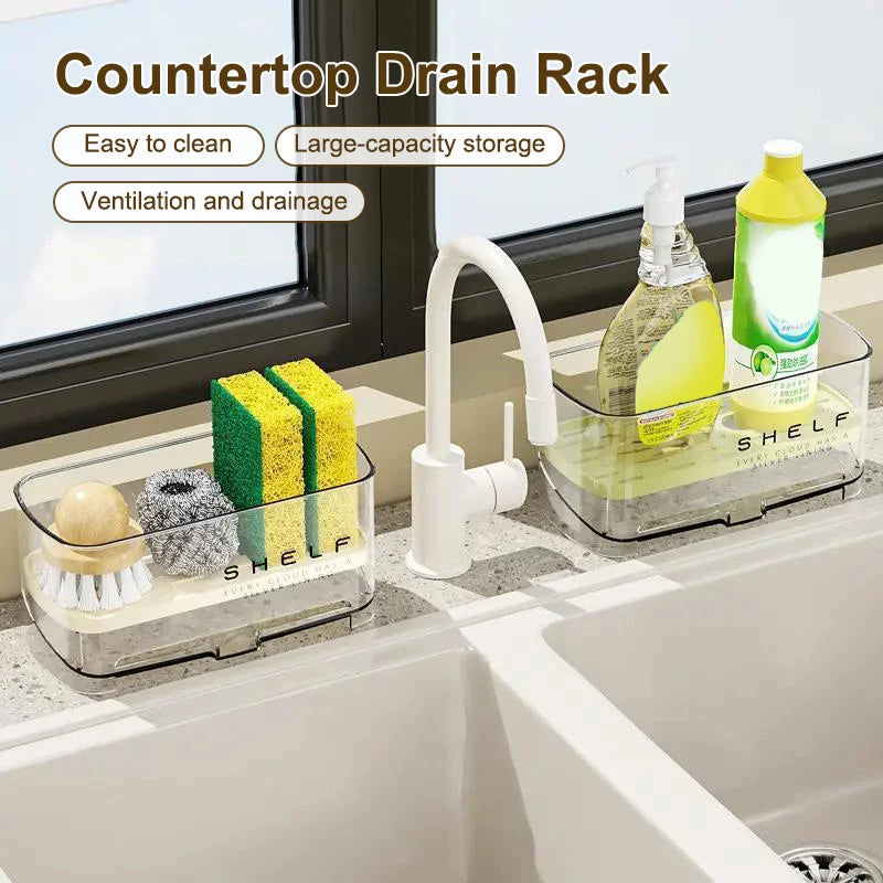 Wall-Mounted Kitchen Sink Organizer