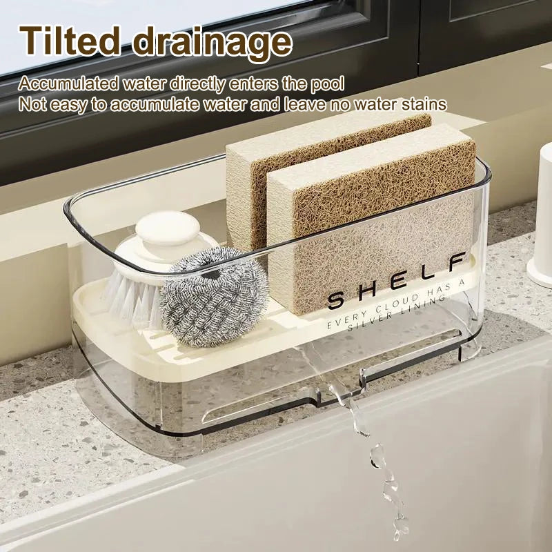 Wall-Mounted Kitchen Sink Organizer