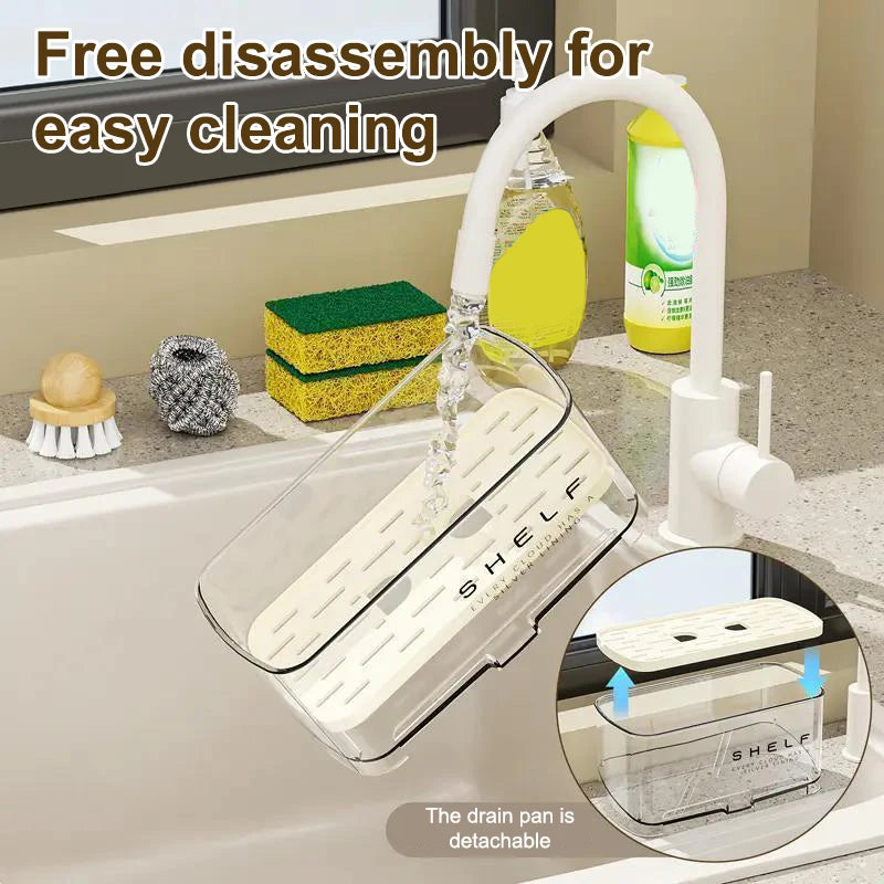 Wall-Mounted Kitchen Sink Organizer
