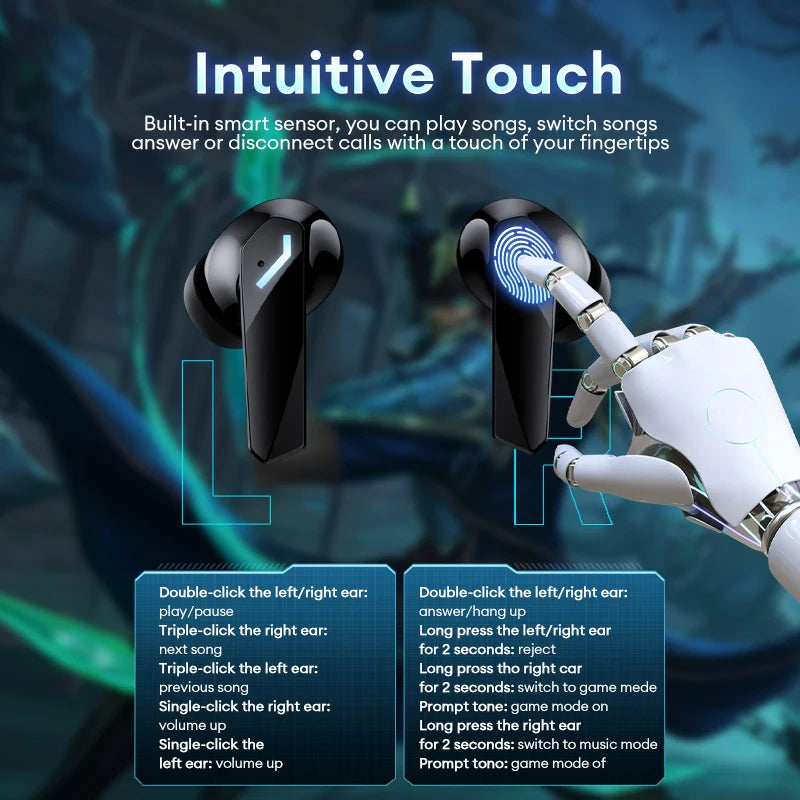 Lenovo XT53 Translation Earphones TWS Bluetooth HD Voice Calls Noise Reduction Headset for Office Travel AI Translator Earbuds