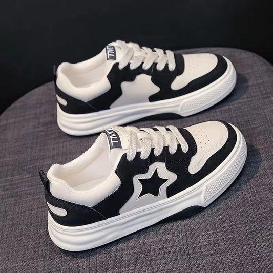 Fashion Casual Star Sport Loafers Women Chunky Sneaker Outdoor Comfort Soft Bottom Anti-slip Board Loafers Athletic Shoes