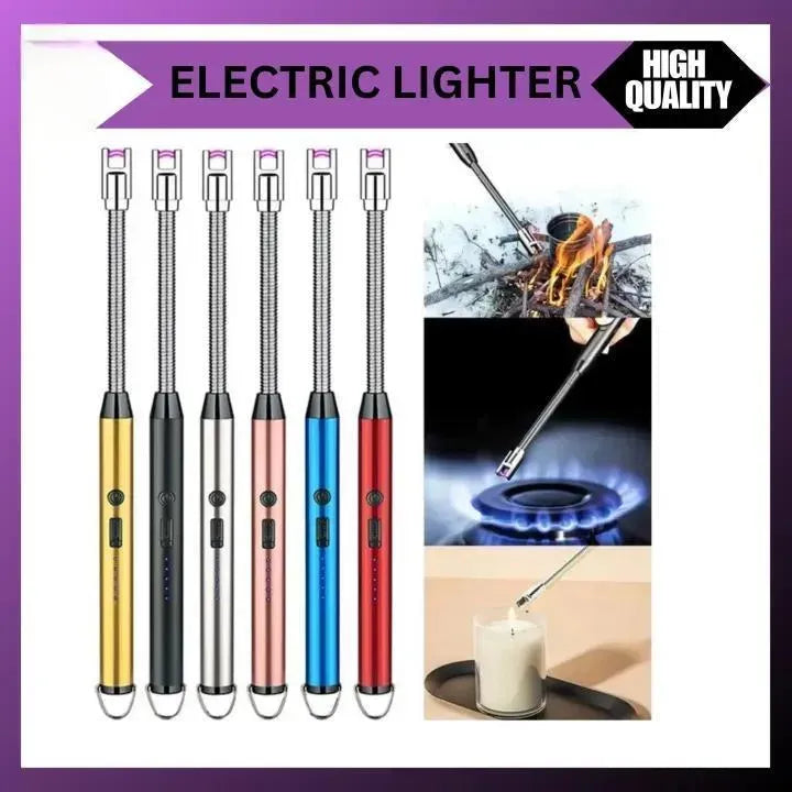 Electric Lighter Multicolor Rechargeable Metal