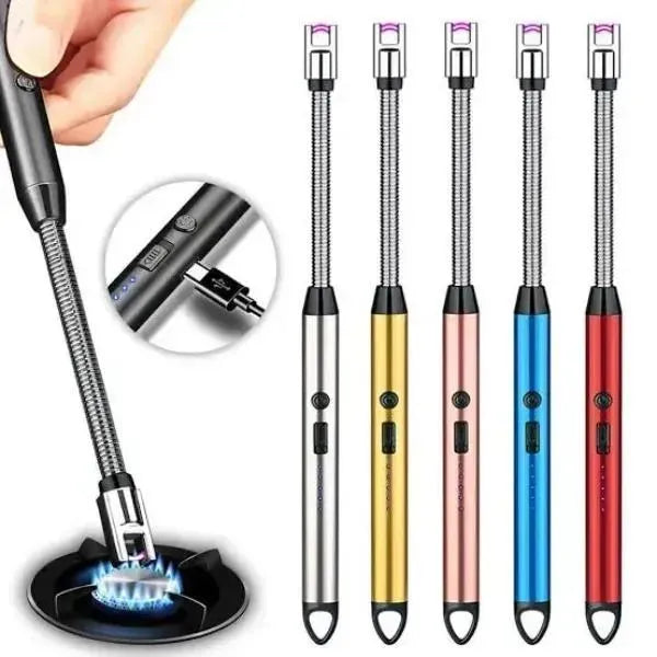 Electric Lighter Multicolor Rechargeable Metal
