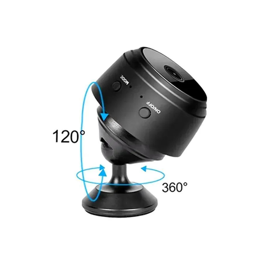 Mini WiFi Camera for Home Office 360 View Night Vision