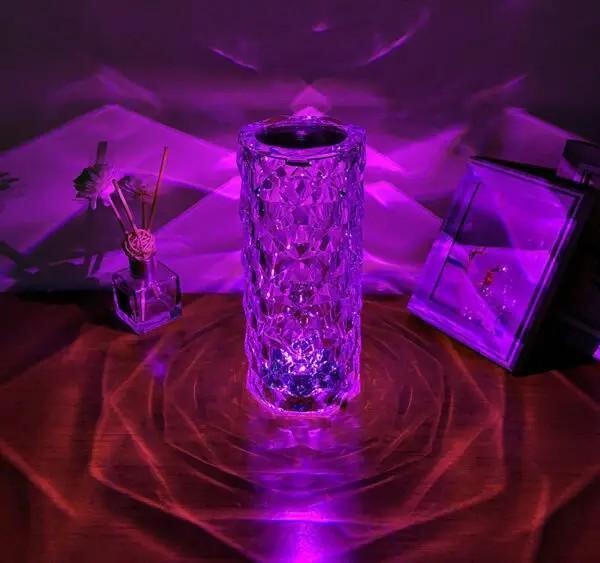 Rechargeable Multicolor Table Lamp with Remote Control