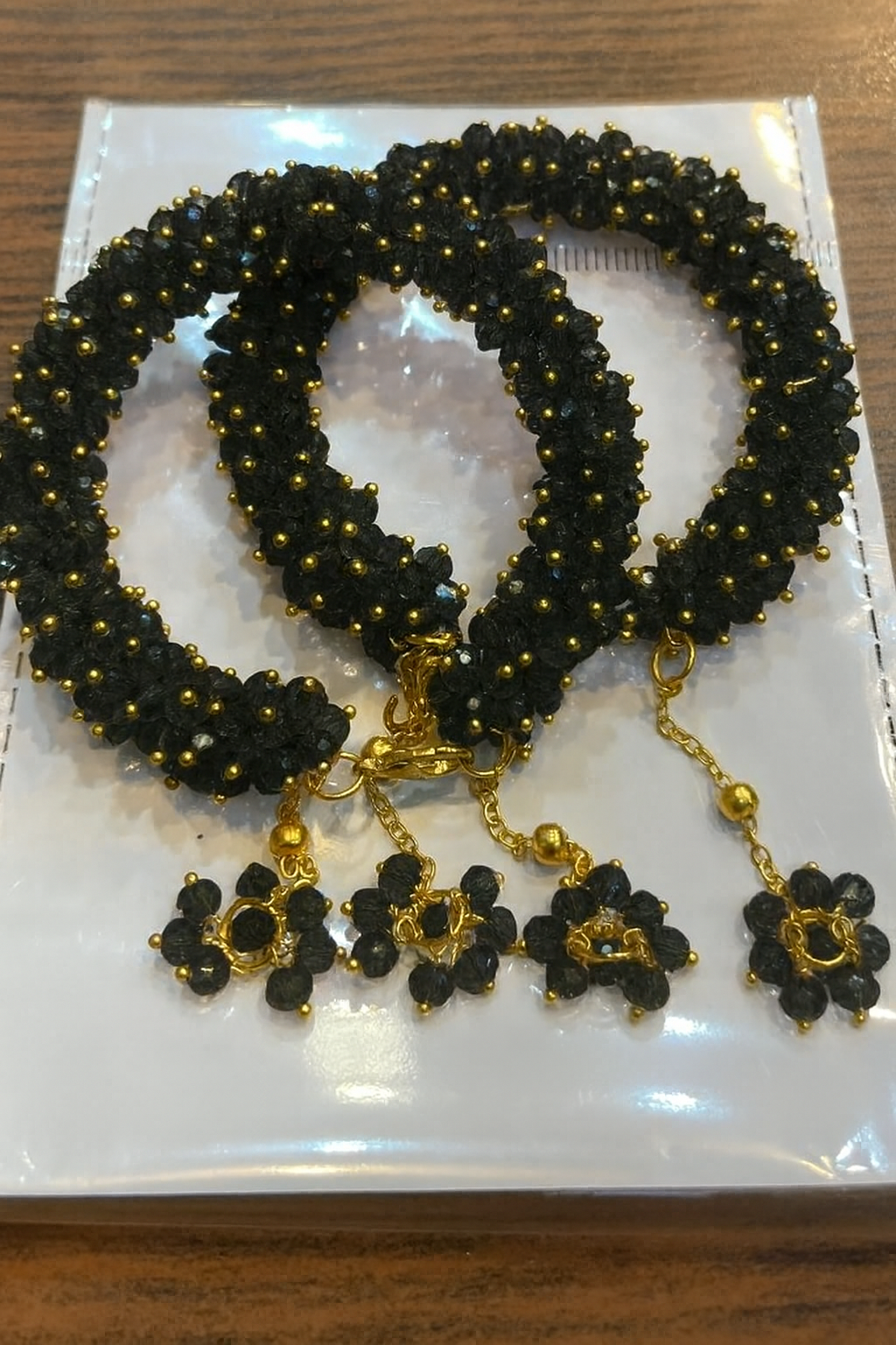 Single 1 Gajra Bracelet Crystal Beads Women & Girls Fashion accessories