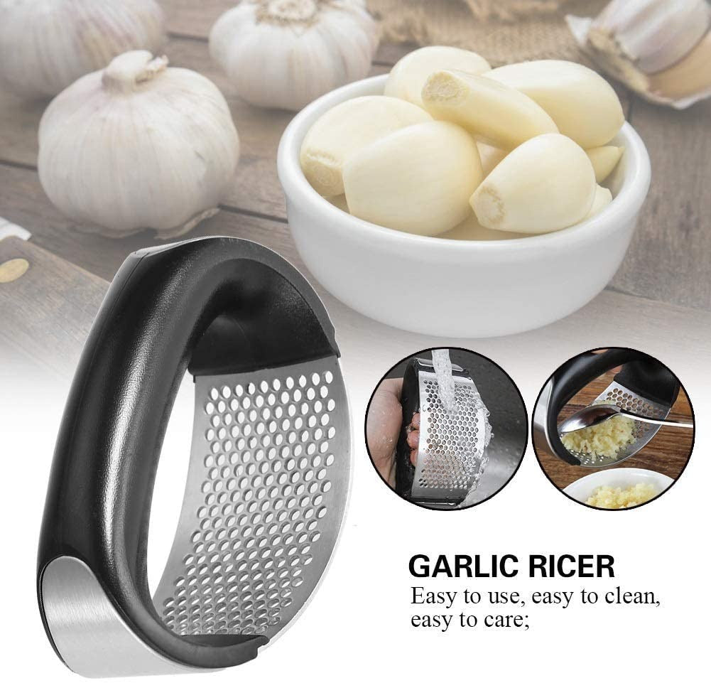 Manual Garlic Press Rocker Stainless Steel – Garlic Crusher