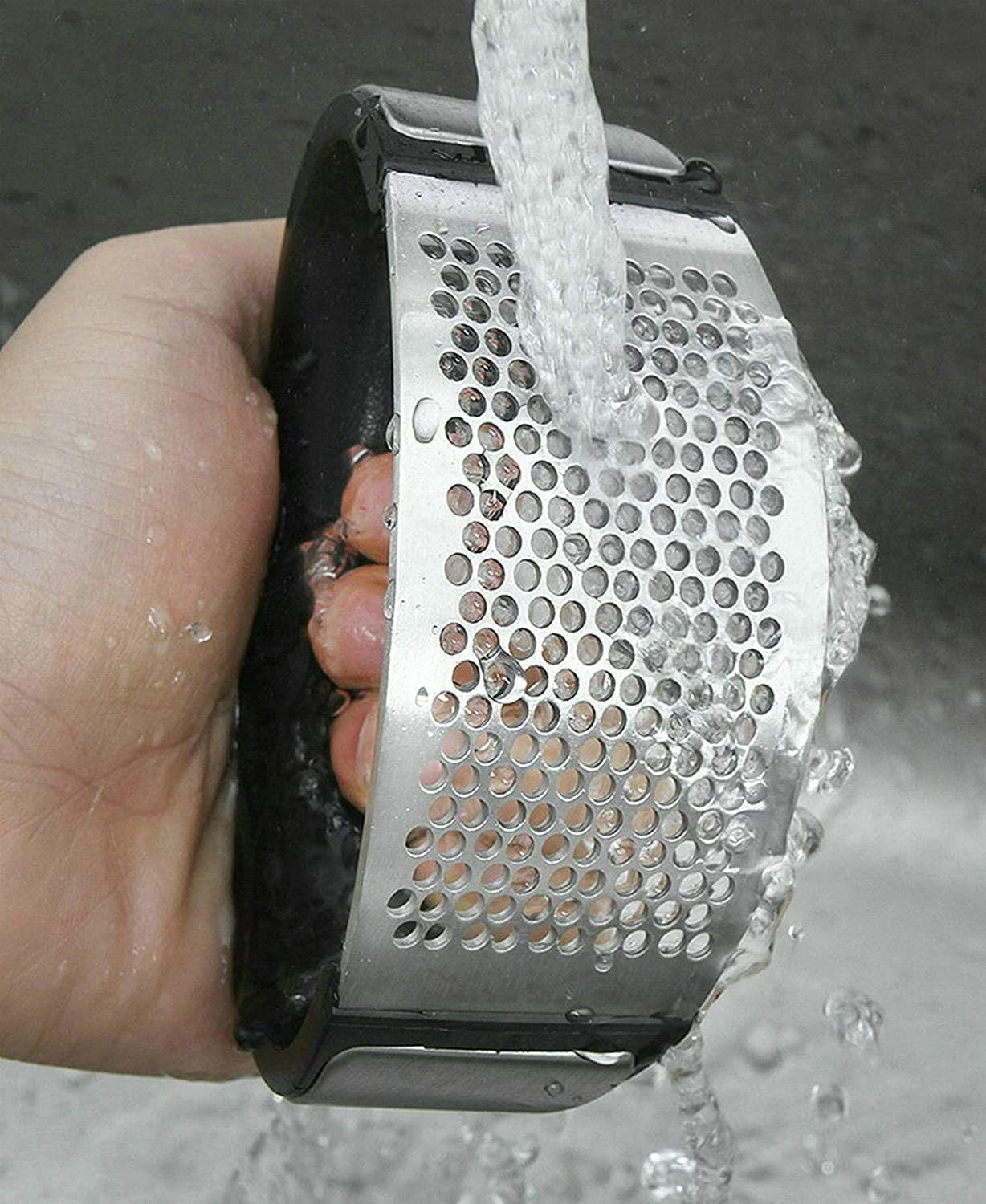 Manual Garlic Press Rocker Stainless Steel – Garlic Crusher