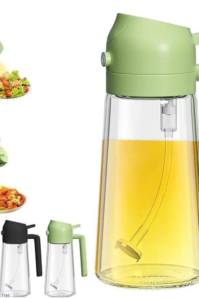 Olive Oil Sprayer Glass Green 100ml Kitchen Use
