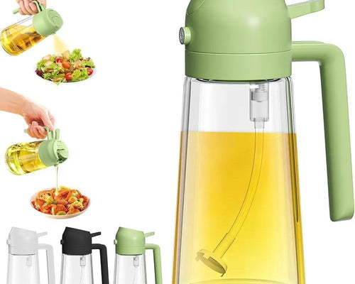 Olive Oil Sprayer Glass Green 100ml Kitchen Use