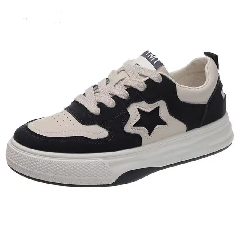 Fashion Casual Star Sport Loafers Women Chunky Sneaker Outdoor Comfort Soft Bottom Anti-slip Board Loafers Athletic Shoes